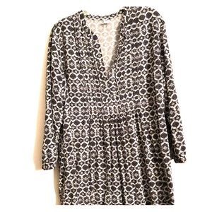 Old Navy 2xl black and white tunic
